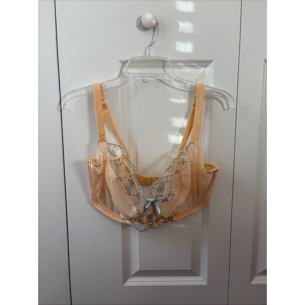 Cleo Bra Womens by Panache Blue Underwire Unpadded Style George 5731 Size 34GG